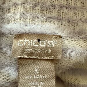 Chico's Zenergy Soft Gray Sweater